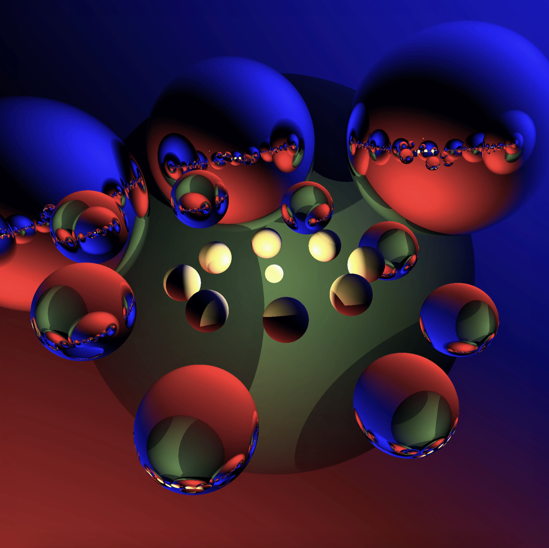 Reflective and transparent objects appear much more realistic when exit rays collect light